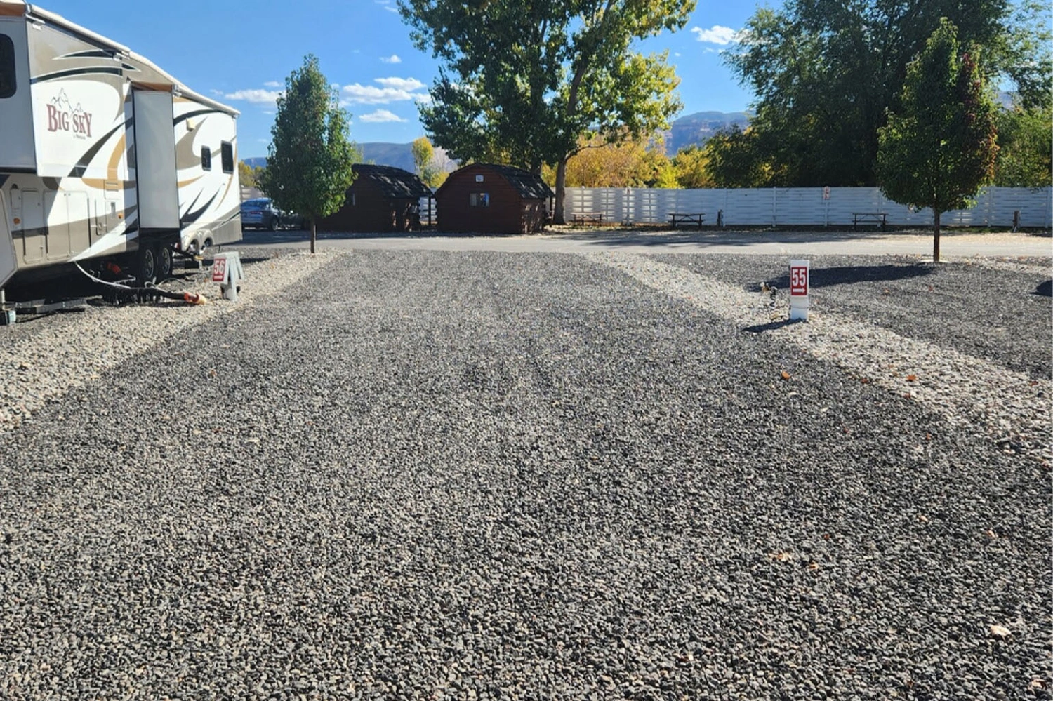 Premium Back-In RV Site